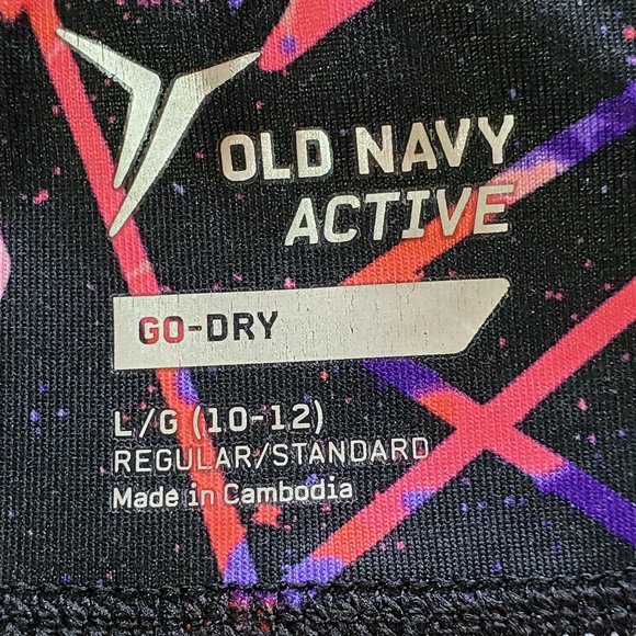 NWT: ATHLETIC WORKS & Old Navy Pink Girls Leggings, L (10-12) - Picture 4 of 13